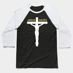 Jesus on the cross Baseball T-Shirt